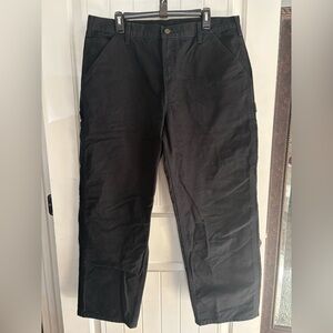 Men’s flannel lined Carhartt carpenter pants size 38 x 30